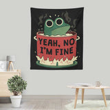 Frog is Fine - Wall Tapestry
