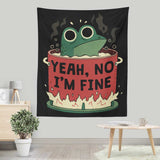 Frog is Fine - Wall Tapestry
