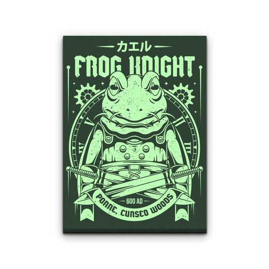 Frog Knight - Canvas Print