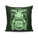 Frog Knight - Throw Pillow