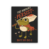 Frogs Persist - Canvas Print