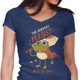 Frogs Persist - Women's V-Neck