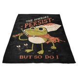 Frogs Persist - Fleece Blanket