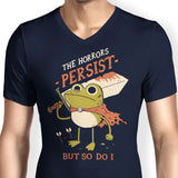 Frogs Persist - Men's V-Neck