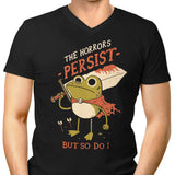 Frogs Persist - Men's V-Neck
