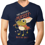 Frogs Persist - Men's V-Neck