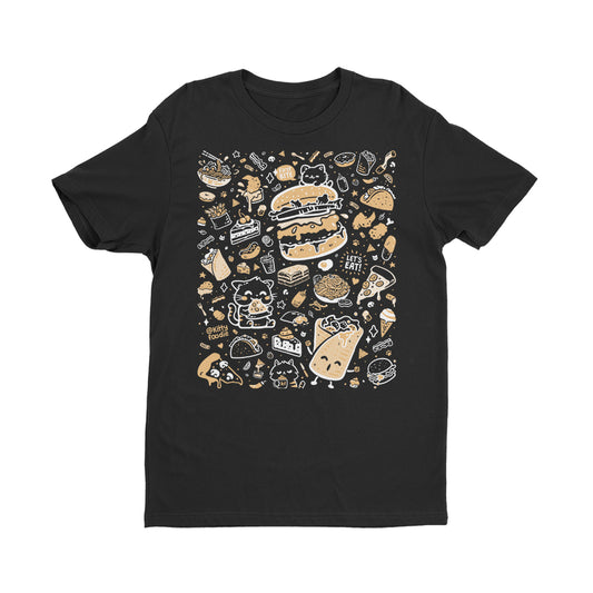 Kitty Foodie Doodle - T-Shirt
