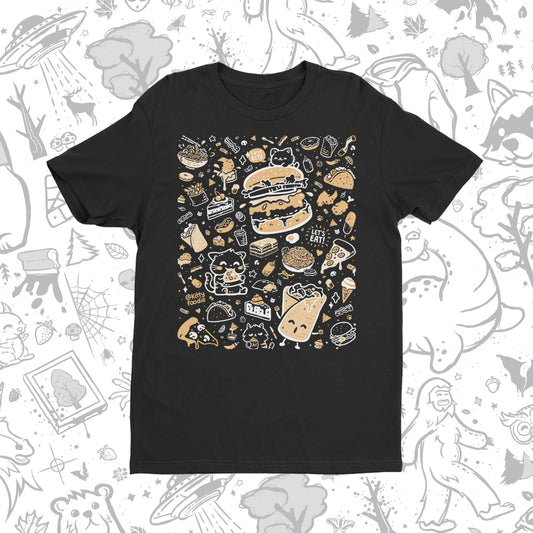 Kitty Foodie Doodle - T-Shirt