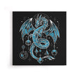 Frozen Dice Dragon - Canvas Print