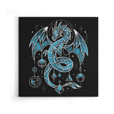 Frozen Dice Dragon - Canvas Print
