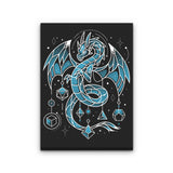 Frozen Dice Dragon - Canvas Print