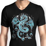 Frozen Dice Dragon - Men's V-Neck