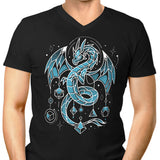 Frozen Dice Dragon - Men's V-Neck