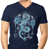Frozen Dice Dragon - Men's V-Neck
