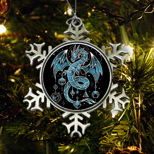 Frozen Dice Dragon - Ornament
