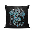 Frozen Dice Dragon - Throw Pillow
