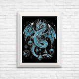 Frozen Dice Dragon - Posters & Prints
