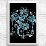 Frozen Dice Dragon - Posters & Prints