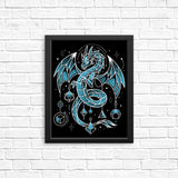Frozen Dice Dragon - Posters & Prints