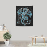 Frozen Dice Dragon - Wall Tapestry