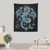 Frozen Dice Dragon - Wall Tapestry