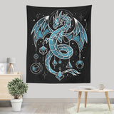 Frozen Dice Dragon - Wall Tapestry