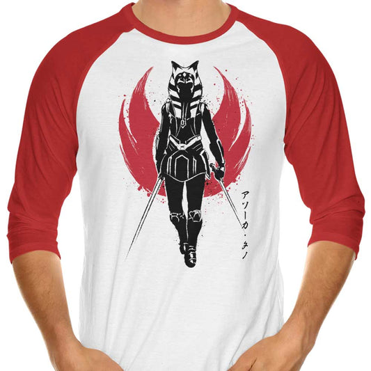 Fulcrum Sumi-e - 3/4 Sleeve Raglan T-Shirt