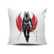 Fulcrum Sumi-e - Throw Pillow
