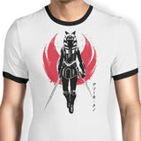 Fulcrum Sumi-e - Ringer T-Shirt