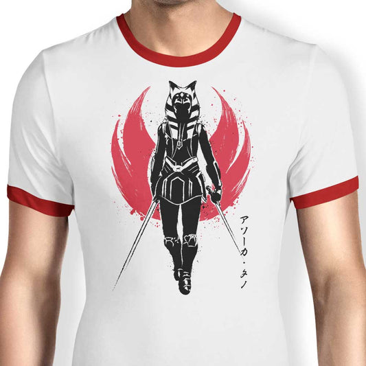 Fulcrum Sumi-e - Ringer T-Shirt