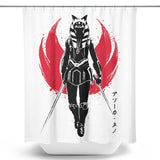Fulcrum Sumi-e - Shower Curtain