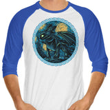 Fury of the Night Sky - 3/4 Sleeve Raglan T-Shirt