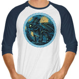 Fury of the Night Sky - 3/4 Sleeve Raglan T-Shirt