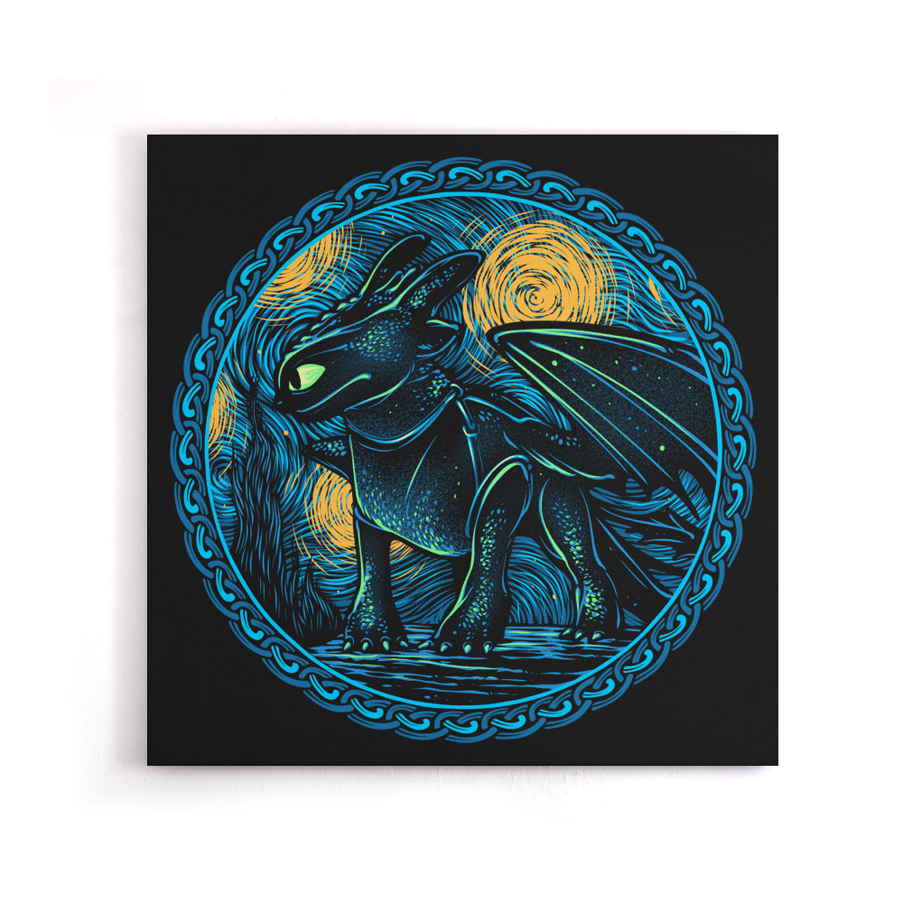 Fury of the Night Sky - Canvas Print