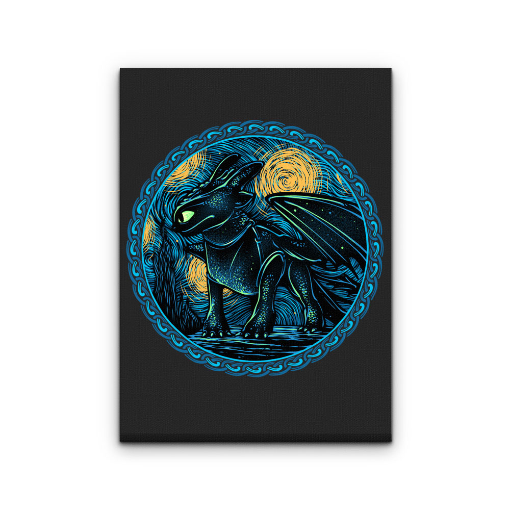 Fury of the Night Sky - Canvas Print