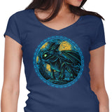 Fury of the Night Sky - Women's V-Neck