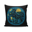 Fury of the Night Sky - Throw Pillow