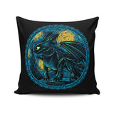 Fury of the Night Sky - Throw Pillow