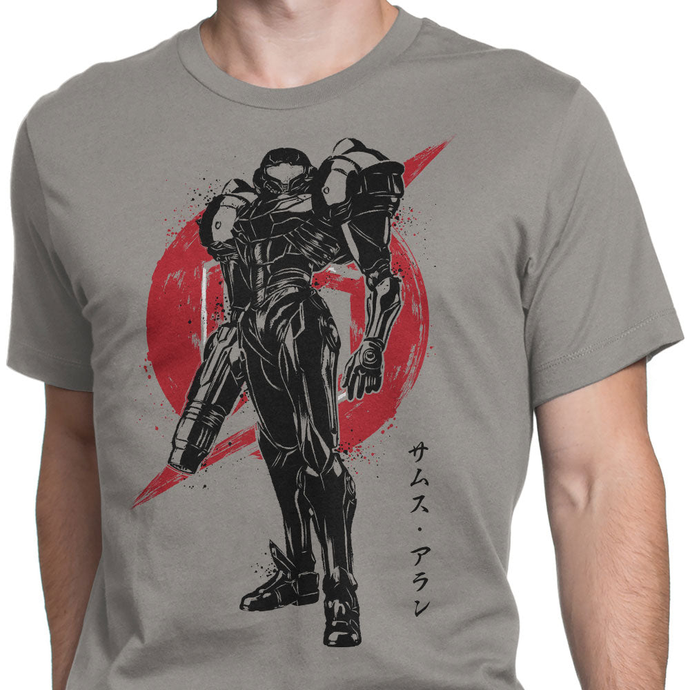 Galactic Bounty Hunter Sumi-e - Men's Apparel