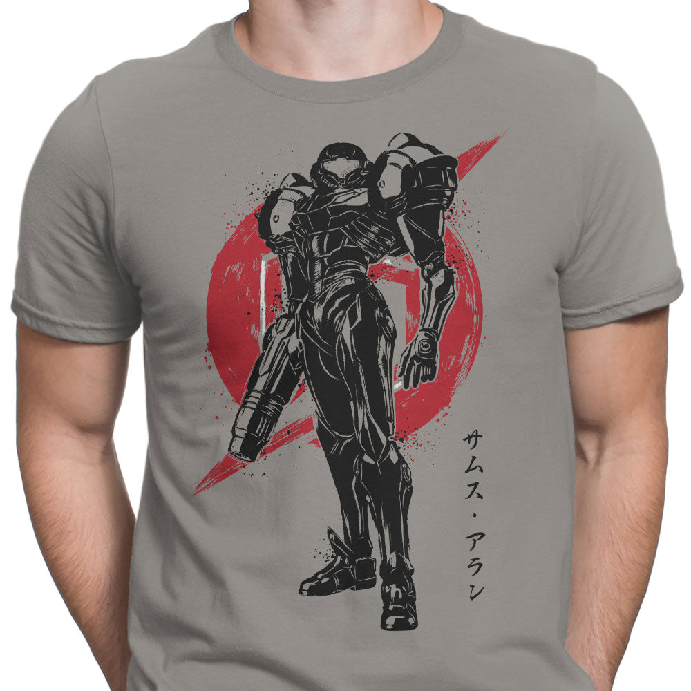 Galactic Bounty Hunter Sumi-e - Men's Apparel