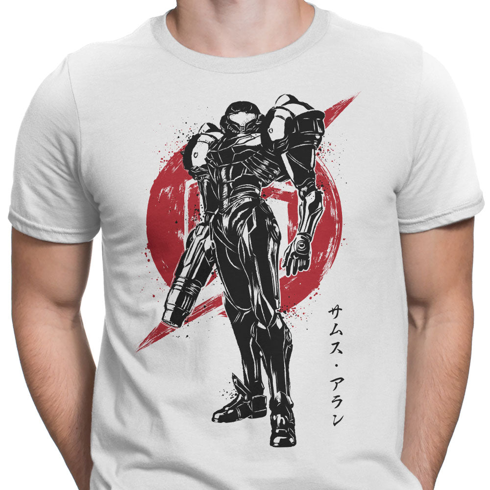 Galactic Bounty Hunter Sumi-e - Men's Apparel