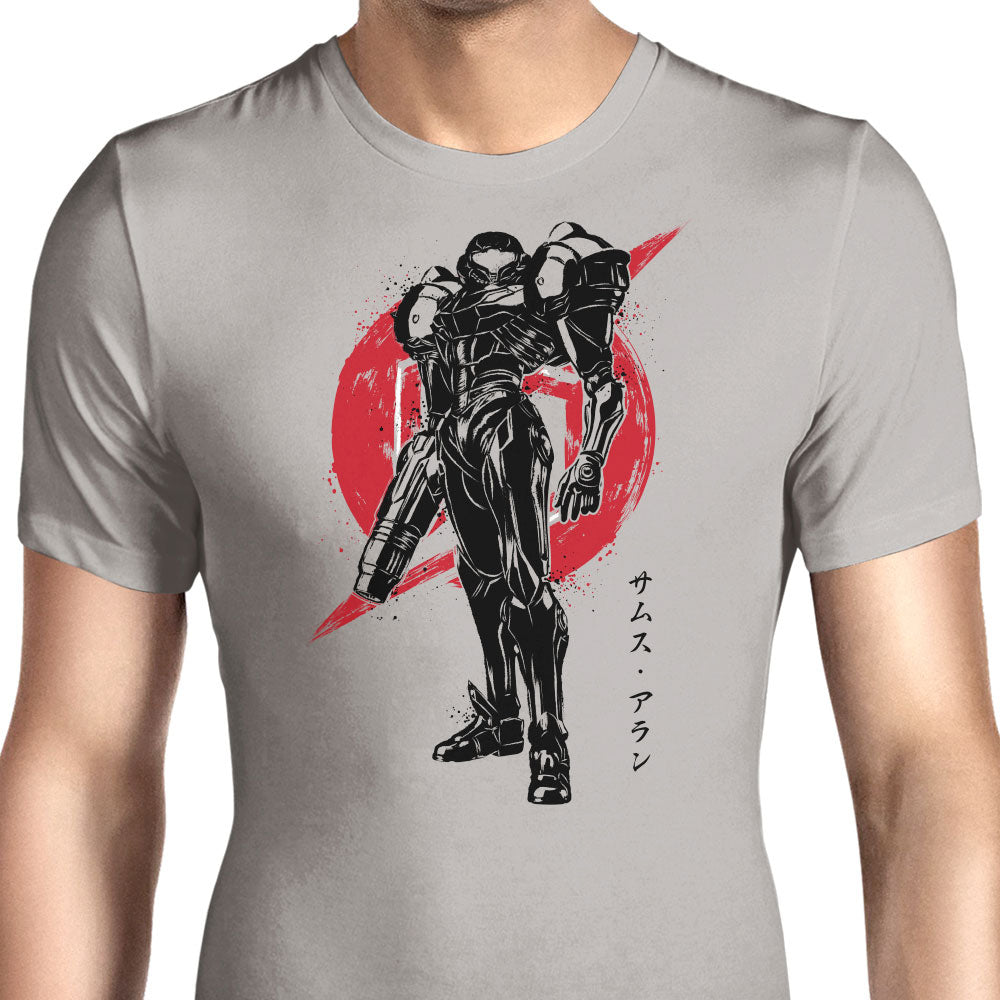 Galactic Bounty Hunter Sumi-e - Men's Apparel