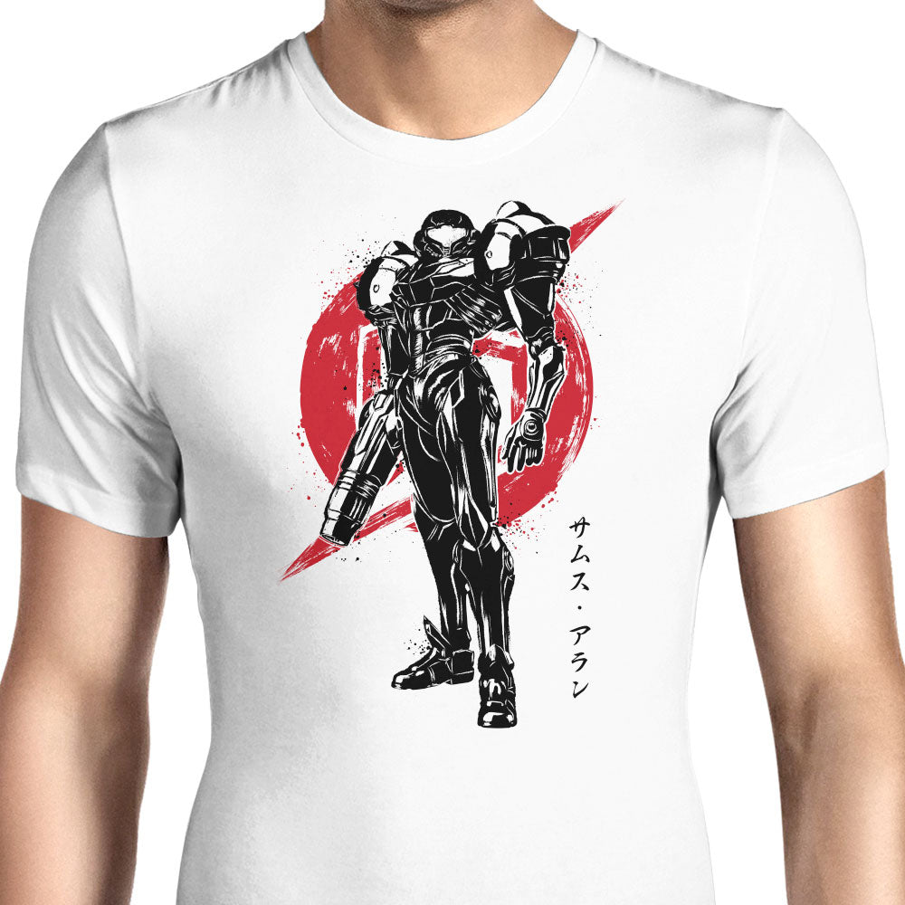 Galactic Bounty Hunter Sumi-e - Men's Apparel