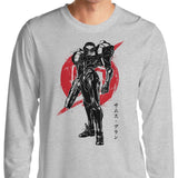 Galactic Bounty Hunter Sumi-e - Long Sleeve T-Shirt