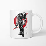 Galactic Bounty Hunter Sumi-e - Mug