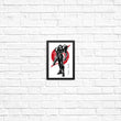 Galactic Bounty Hunter Sumi-e - Posters & Prints