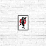 Galactic Bounty Hunter Sumi-e - Posters & Prints