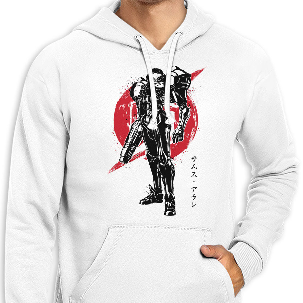 Galactic Bounty Hunter Sumi-e - Hoodie