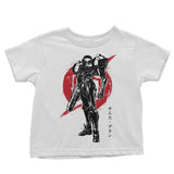 Galactic Bounty Hunter Sumi-e - Youth Apparel