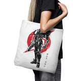 Galactic Bounty Hunter Sumi-e - Tote Bag
